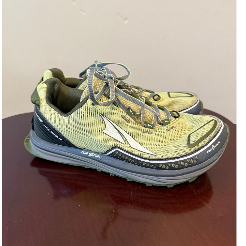 Altra Timp Woman's Trail Running Shoes Lime/Yellow/Charcoal Size 8